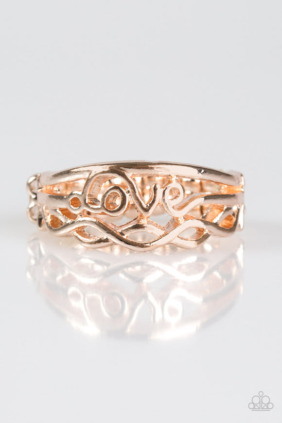 I Believe In Love Rose Gold ✧ Ring