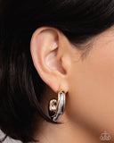 Metallic Multicolored Multi ✧ Hoop Earrings