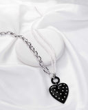 Mismatched Merger Black ✧ Necklace
