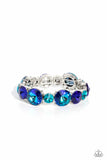 Refreshing Radiance Blue ✧ Stretch UV Shimmer Bracelet