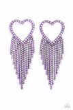 Sumptuous Sweethearts Purple ✧ Heart Post Earrings & Surprise Bundle