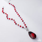 Teardrop Tale Red ✧ Necklace