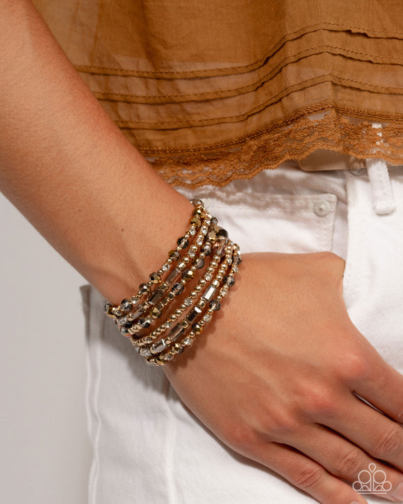 Timeless Tango Gold ✧ Coil Bracelet