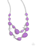 BRIGHT Club Purple ✧ Butterfly Necklace