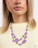 BRIGHT Club Purple ✧ Butterfly Necklace