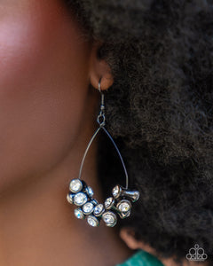 2024 Convention Exclusive,Black,Earrings Fish Hook,Gunmetal,Courageous Chandelier Black ✧ Earrings