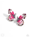 Decadent Descent Pink ✧ Butterfly Clip-On Earrings