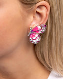 Decadent Descent Pink ✧ Butterfly Clip-On Earrings