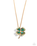 Four Leaf Fashion Green ✧ Necklace