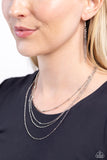 Studded Shimmer Silver ✧ Necklace