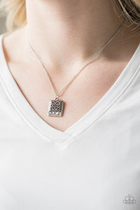 Necklace Short,Silver,Back to Square One Silver ✧ Necklace