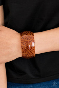 Bracelet Acrylic,Bracelet Cuff,Brown,Exclusive,Jungle Cruise Brown  ✧ Bracelet