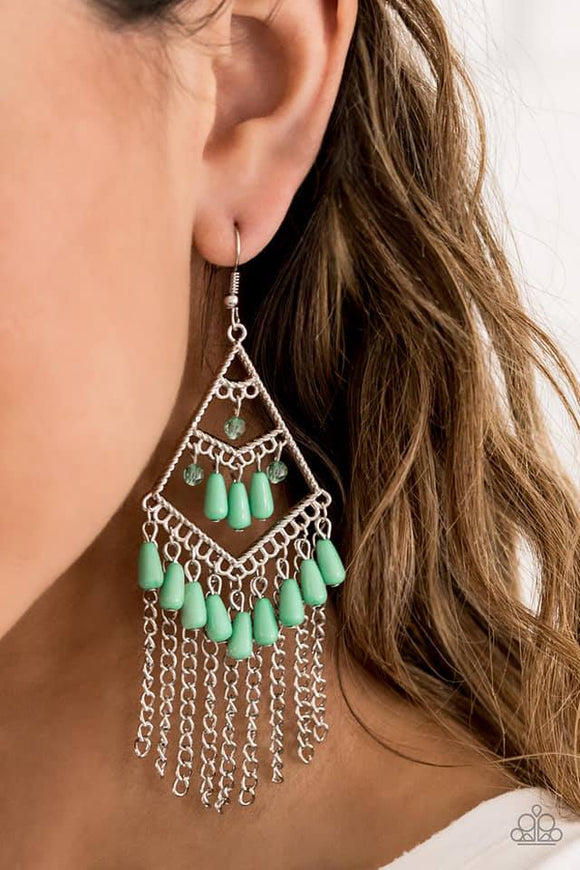 Trending Transcendence Green ✧ Earrings Earrings