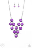 Pop-YOU-lar Demand Purple ✨ Necklace Short