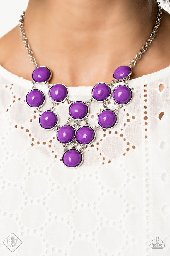 Pop-YOU-lar Demand Purple ✨ Necklace Short