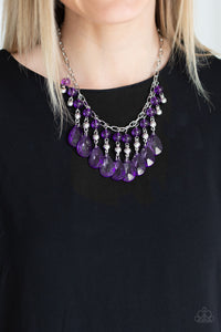 Necklace Short,Purple,Beauty School Drop Out Purple ✧ Necklace