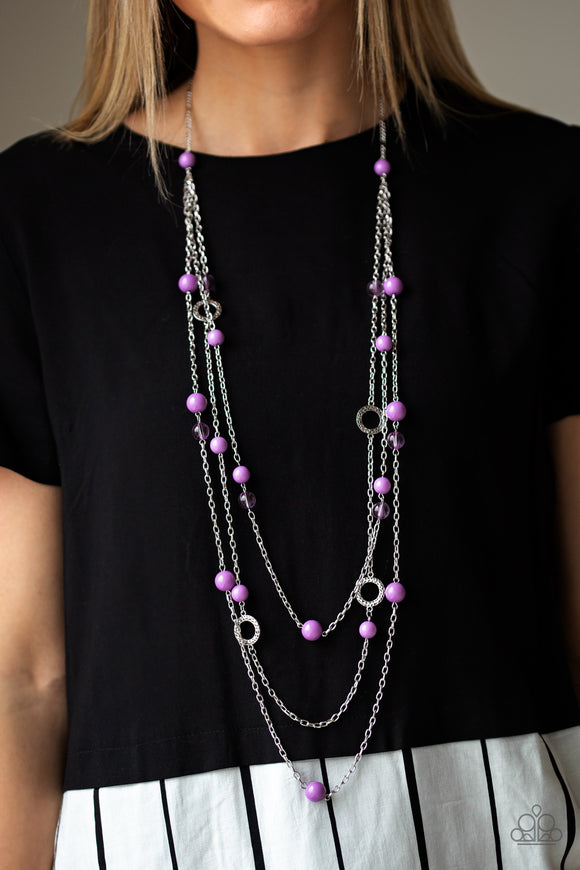 Brilliant Bliss Purple ✨ Necklace Long