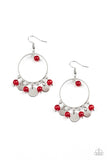 Bubbly Buoyancy Red ✧ Earrings Earrings