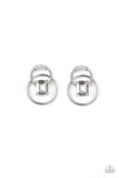 Dangerously Dapper White ✧ Post Earrings Post Earrings