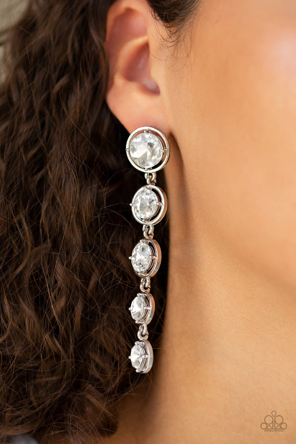Drippin In Starlight White ✧ Post Earrings Post Earrings