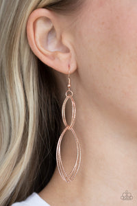 Earrings Fish Hook,Rose Gold,Endless Echo Rose Gold ✧ Earrings
