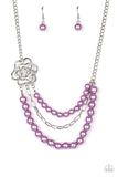 Fabulously Floral Purple ✨ Necklace Short