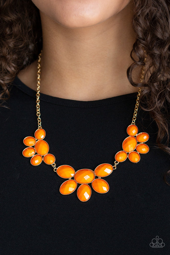 Flair Affair Orange ✨ Necklace Short