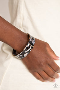 Black,Bracelet Acrylic,Bracelet Cuff,Copper,Multi-Colored,Glaze Daze Black  ✧ Cuff Bracelet
