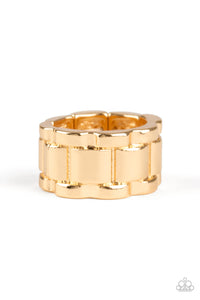 Gold,Men's Ring,Modern Machinery Gold ✧ Ring