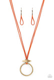 Noticeably Nomad Orange ✨ Necklace Long