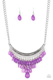 Rio Rainfall Purple ✨ Necklace Short