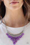 Rio Rainfall Purple ✨ Necklace Short