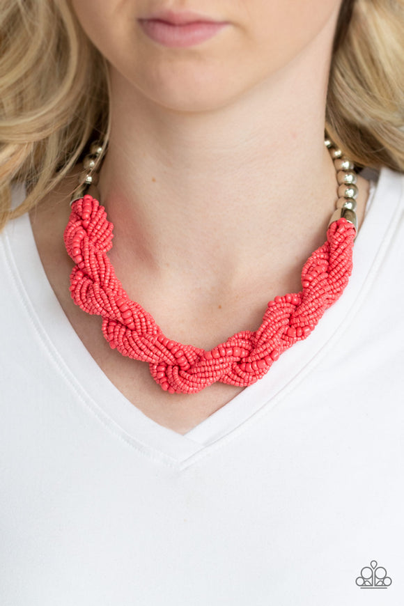 Savannah Surfin Orange ✨ Necklace Short
