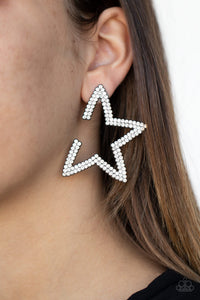 4thofJuly,Black,Earrings Post,Holiday,Star Player Black ✧ Post Earrings