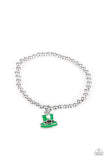 St. Patrick's Day Dangle Starlet Shimmer Bracelet SS Bracelet