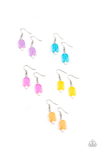 Blue,Orange,Pink,Purple,SS Earring,Yellow,Popsicle Starlet Shimmer Earrings
