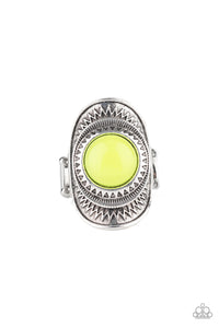 Ring Wide Back,Yellow,Sunny Sensations Yellow ✧ Ring