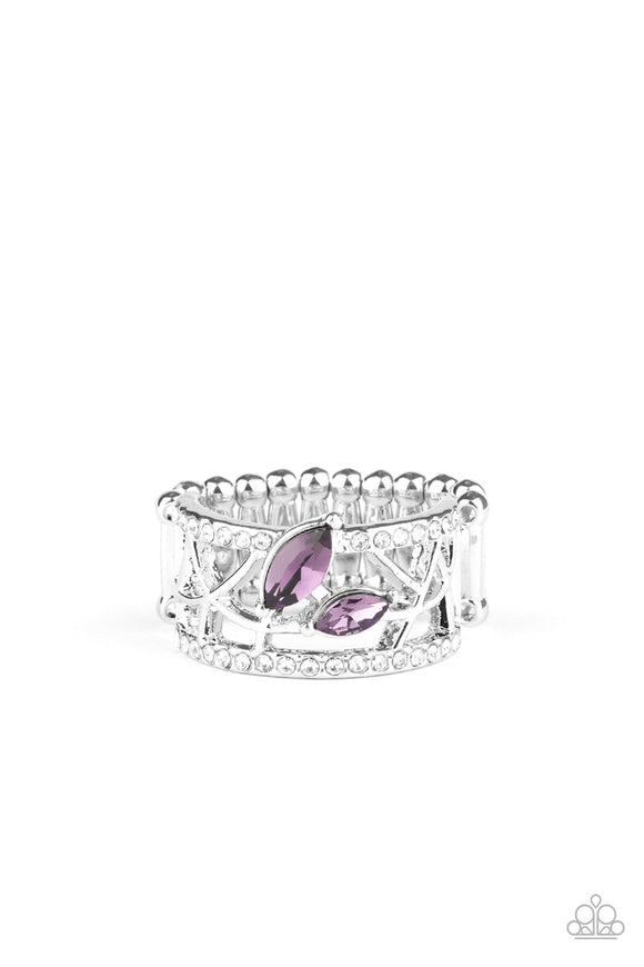 Tilted Twinkle Purple ✧ Ring Ring