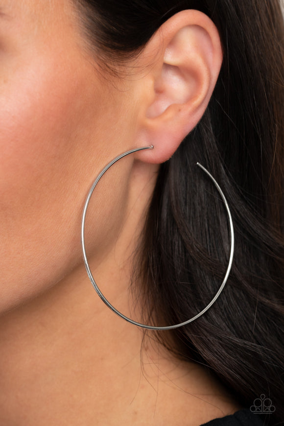 Very Curvaceous Silver ✧ Hoop Earrings Hoop Earrings