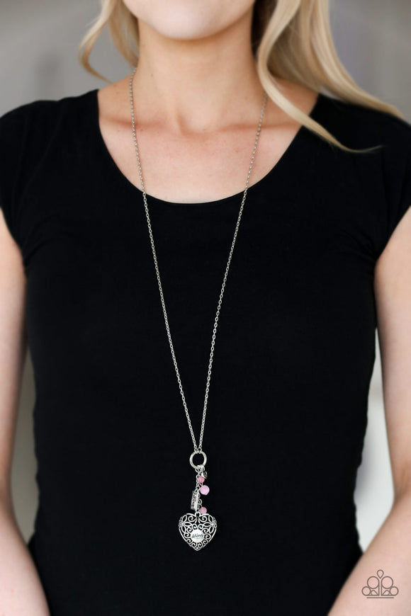Mom Hustle Pink ✧ Necklace Long