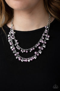 Hearts,Necklace Short,Purple,Valentine's Day,Kindhearted Heart Purple ✨ Necklace