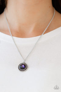 Necklace Short,Purple,Mega Money Purple  ✧ Necklace