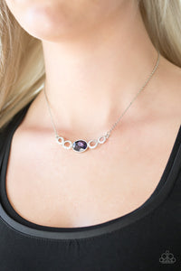 Necklace Short,Purple,Cheers To Sparkle Purple ✨ Necklace