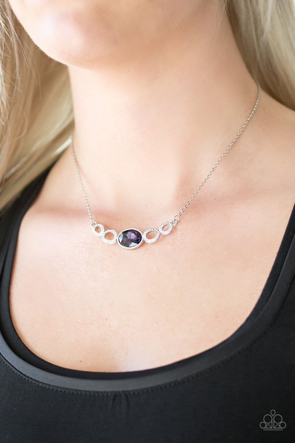 Cheers To Sparkle Purple ✨ Necklace Short