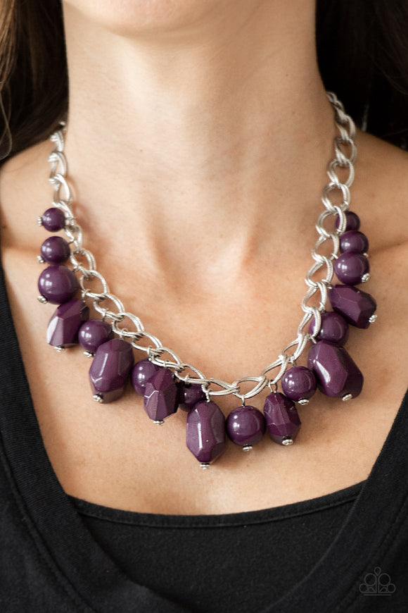 Gorgeously Globetrotter Purple ✨ Necklace Short