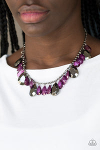 Necklace Short,Purple,Hurricane Season Purple ✨ Necklace