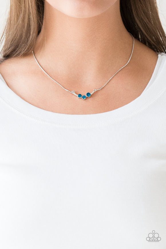Sparkling Stargazer Blue ✨ Necklace Short