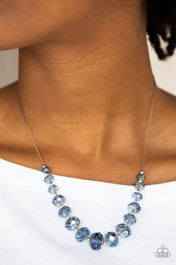 Crystal Carriages Blue ✨ Necklace Short