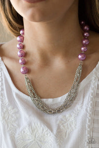 Necklace Short,Purple,Runaway Bridesmaid Purple ✨ Necklace