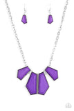 Get Up and GEO Purple ✨ Necklace Short